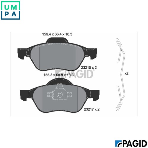 Brake pad set disc - pad,