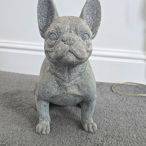 French bulldog resin figurine - bulldog,
