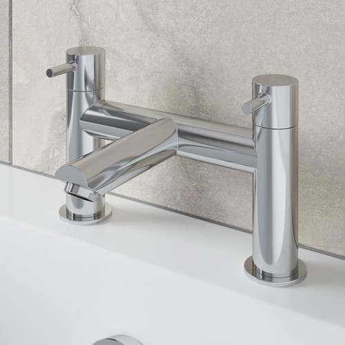 Modern chrome bathroom - chrome,