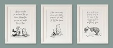 SET OF 3 Winnie the Pooh quote
