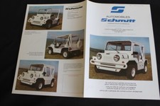 Schmitt British Leyland Austin 1000 Type 99M Mini Moke Jeep Brochure Brochure