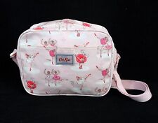 Pre-Loved Cath Kidston Girls Small Pink Ballerina Patterned PVC Messenger Bag