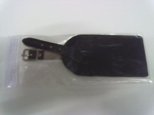 Qty 1 TOP QUALITY/BEST LEATHER LUGGAGE TAGS/LABELS - HANDCRAFTED IN STOCKPORT