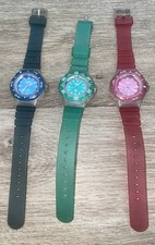 3 UNISEX Turquoise, Pink, Blue