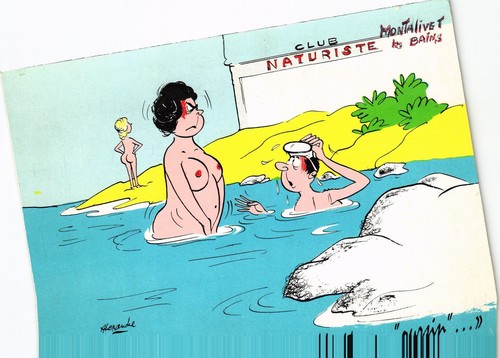 Cpm naturists humor pin - naturists,