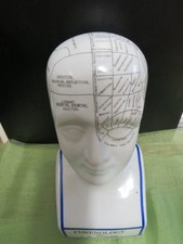 Antique L.N. Fowler Phrenology Head – Ludgate Circus London c1900 – Not Repro