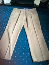 pair mens trousers size 38" saist 29" leg in beige make maine