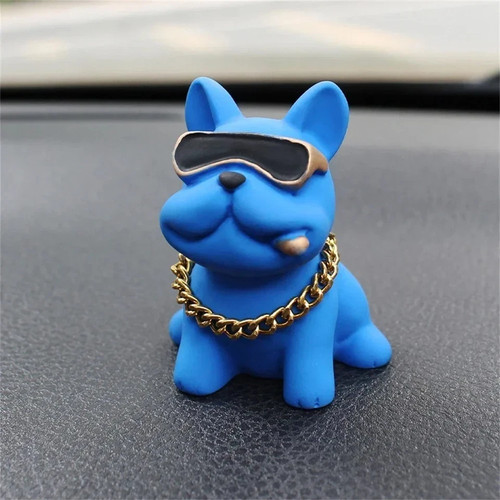 Cute french bulldog car - french,