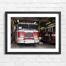 Bold Red Fire Engine Front