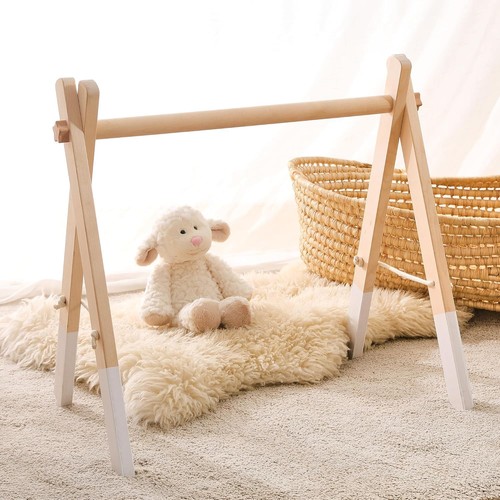 Wooden baby play gym - wooden,