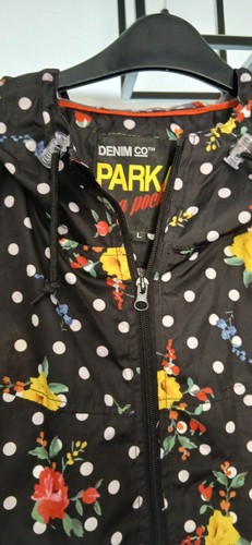 Demin and size parka - size, l
