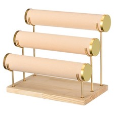3 Tier Yellow Wooden
