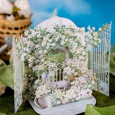 3d Pop up ELEGANT WHITE