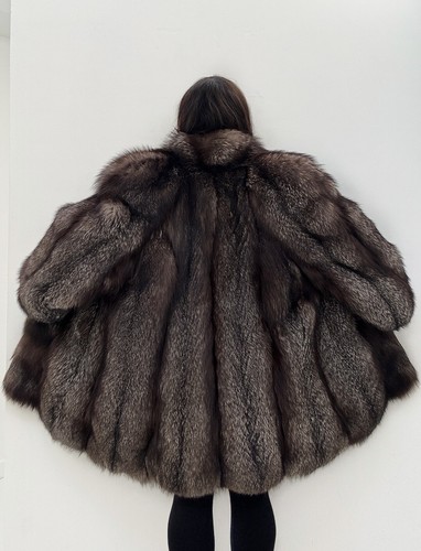 Silver fox fur - fox,