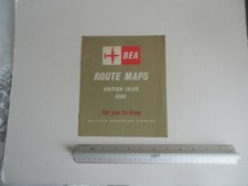 C. 1950 BEA ROUTE MAPS, BRITISH ISLES, EIRE. (BEA T 578 -2nd)