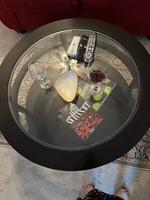 Round Tempered glass Cocktail
