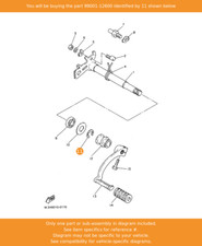 YAMAHA Circlip, 99001-12600
