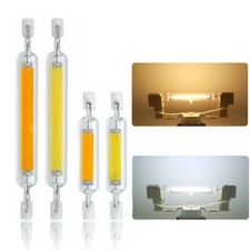 78mm 118mm Dimmable R7s LED COB Corn Bulbs Glass Tube Replaceable Halogen Lamps