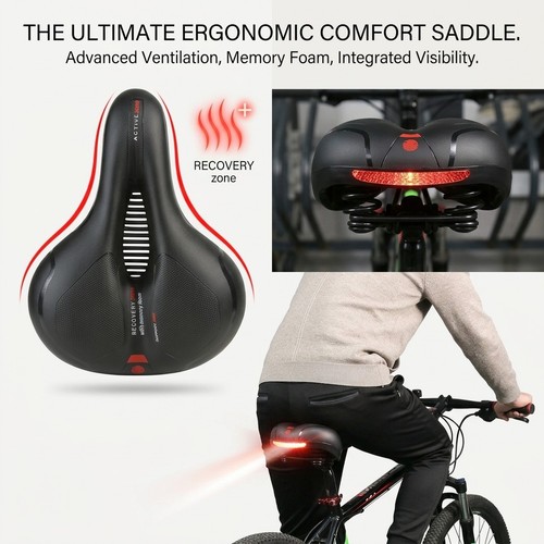 Wide comfort bike seat - wide,