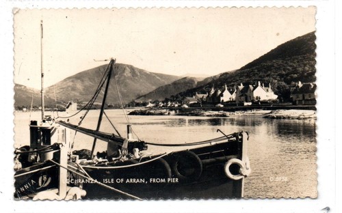 Lochranza from pier isle - pier:,