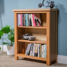 Oak Small Bookcase Shelving