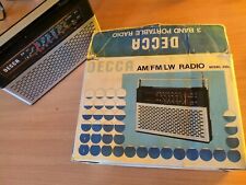 RARE 1978 Portable Decca Transistor Radio 330L in Box German/UK 70s Prototype?