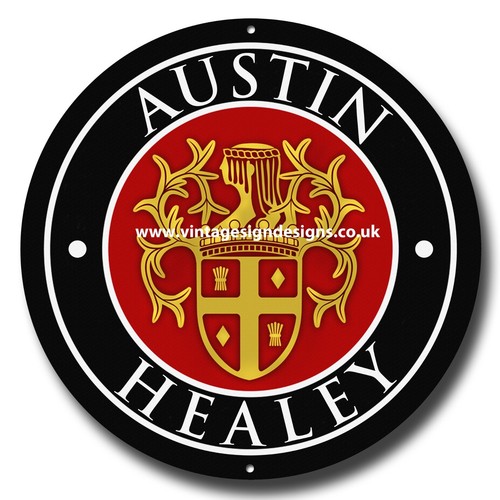 Austin healey round metal - austin,