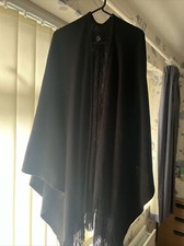 Ladies M&S Black Shawl Size 1 Used Good Condition 