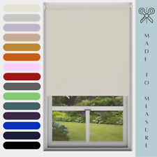 MADE TO MEASURE BLACKOUT FABRIC ROLLER BLIND THERMAL PROPERTIES