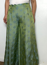 Vintage Silk Wrap Trousers One