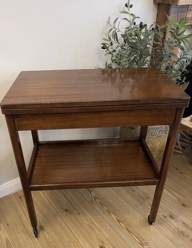 Vintage mahogany folding - mahogany,