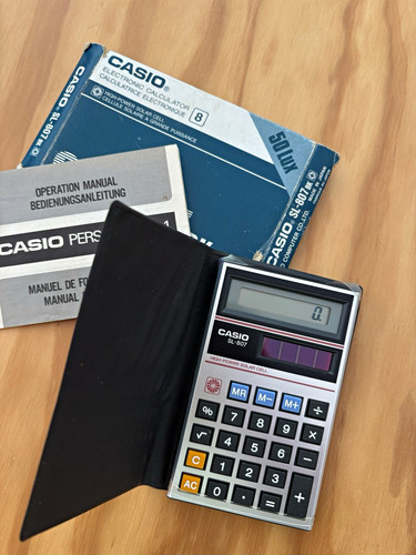 Casio 807bk pocket solar - casio,