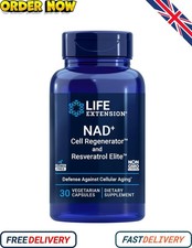 Life Extension NAD+ Resveratrol Elite -30 Veg Cap - Anti-Aging Cell Regenerator