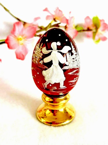 Fenton art glass pedestal - fenton,