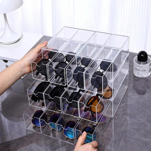 Stackable acrylic sunglasses - acrylic,
