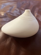 Tapio Wirkkala White Ceramic Pollo Vase for Rosenthal Studio Linie