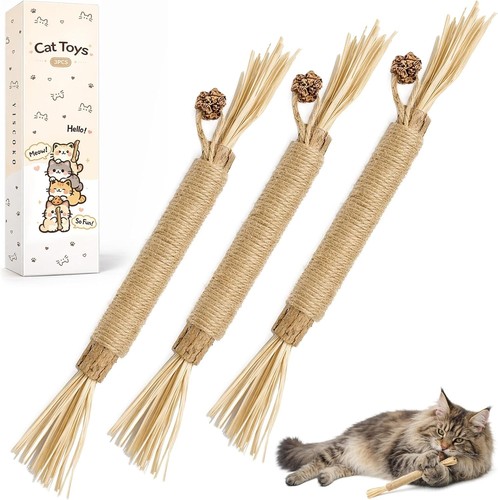 3pcs cat silvervine chew - cat,