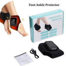 3IN1 Electric Foot Ankle Massager Infrared Hot Vibration Compression Pain Relief