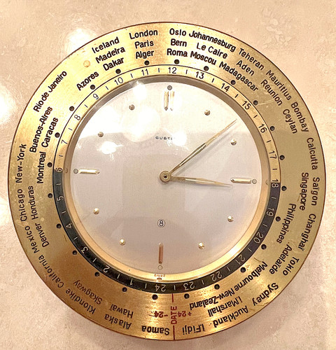 Gubelin world time day - day, desk