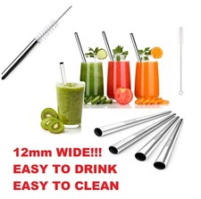 REUSABLE METAL STRAWS ECO