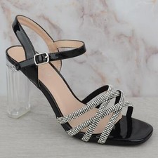 LADIES WOMENS ANKLE STRAP HIGH
