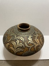 Large Embellished Asian Vase