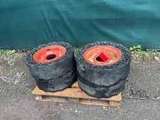 4x Bobcat Solid Wheel Tyre £350+vat Skidsteer Loader 30x10-16 (T4) 8 Stud