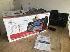 Easy Karaoke Bluetooth CD+G Karaoke Disco Party Machine With Light Effects, Box