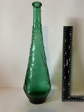 Rare Vintage MCM Green Glass