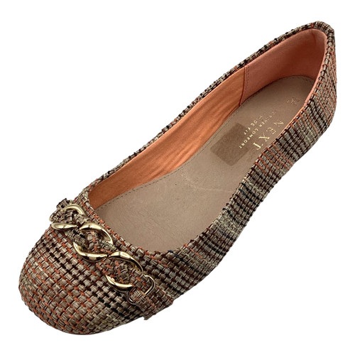 Next womens tweed ballet - tweed, flats