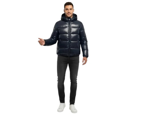 Men padded shiny removable - men,