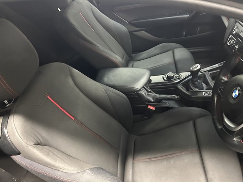 Full black red sport - full, interior
