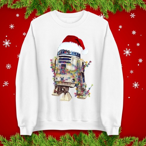 R2d2 christmas jumper festive - r2d2,