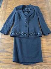 Escada Skirt Suit Set Wool